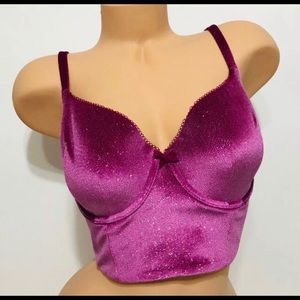 Victoria Secret long lined Demi shimmer Bra